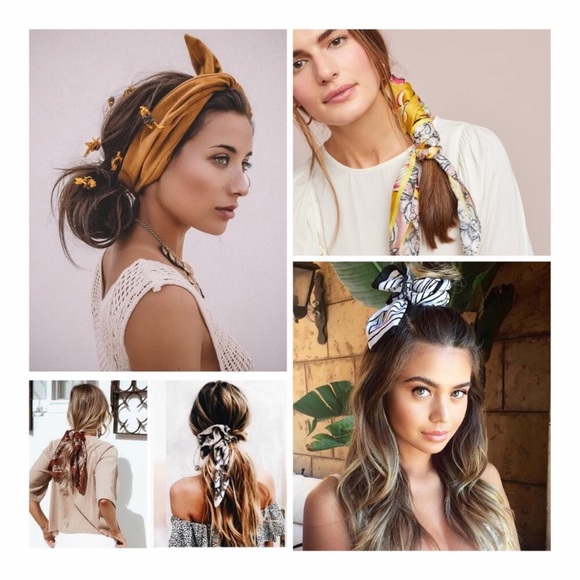 2/$24 RESTOCKED Floral Patchwork Scarf - Picture 3 of 4